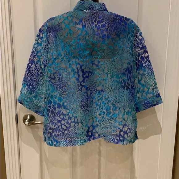 Blouse pretty sheer - Picture 5 of 7